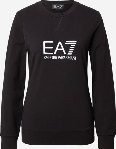 EA7 Emporio Armani Sweatshirt i svart / vit, Produktvy
