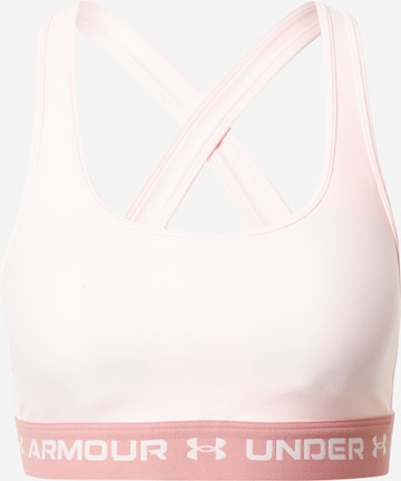 Soutien-gorge de sport UNDER ARMOUR en rose : devant