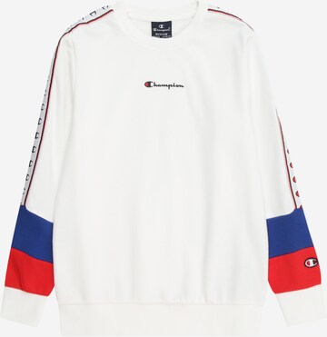 Champion Authentic Athletic Apparel Sweatshirt in White: front