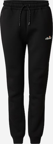 ELLESSE Tapered Pants 'Latoso' in Black: front