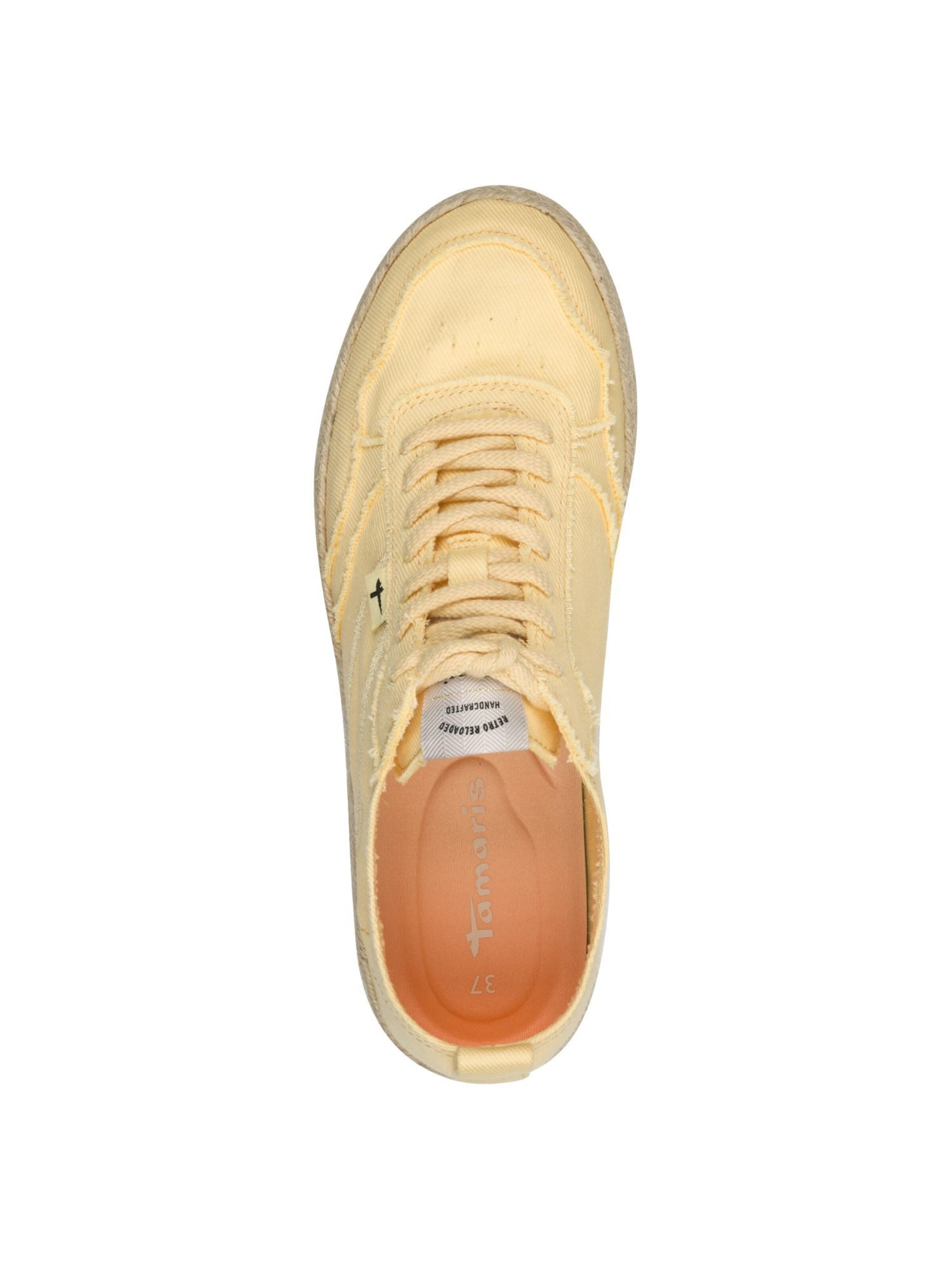 Tamaris Platform trainers in Yellow