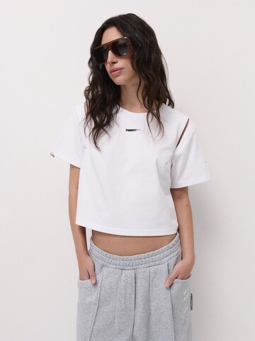 T-shirt 'EDGE' FEMSSY en blanc
