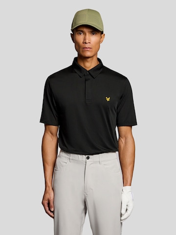 Lyle & Scott Functioneel shirt in Zwart: voorkant