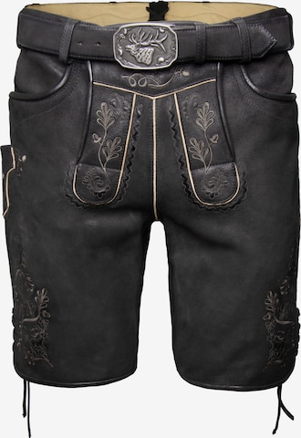 Pantalon folklorique 'Archibald' SPIETH & WENSKY en noir : devant