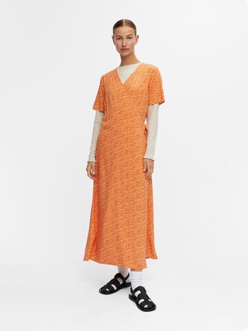 Robe 'EMA ELISE' OBJECT en orange : devant