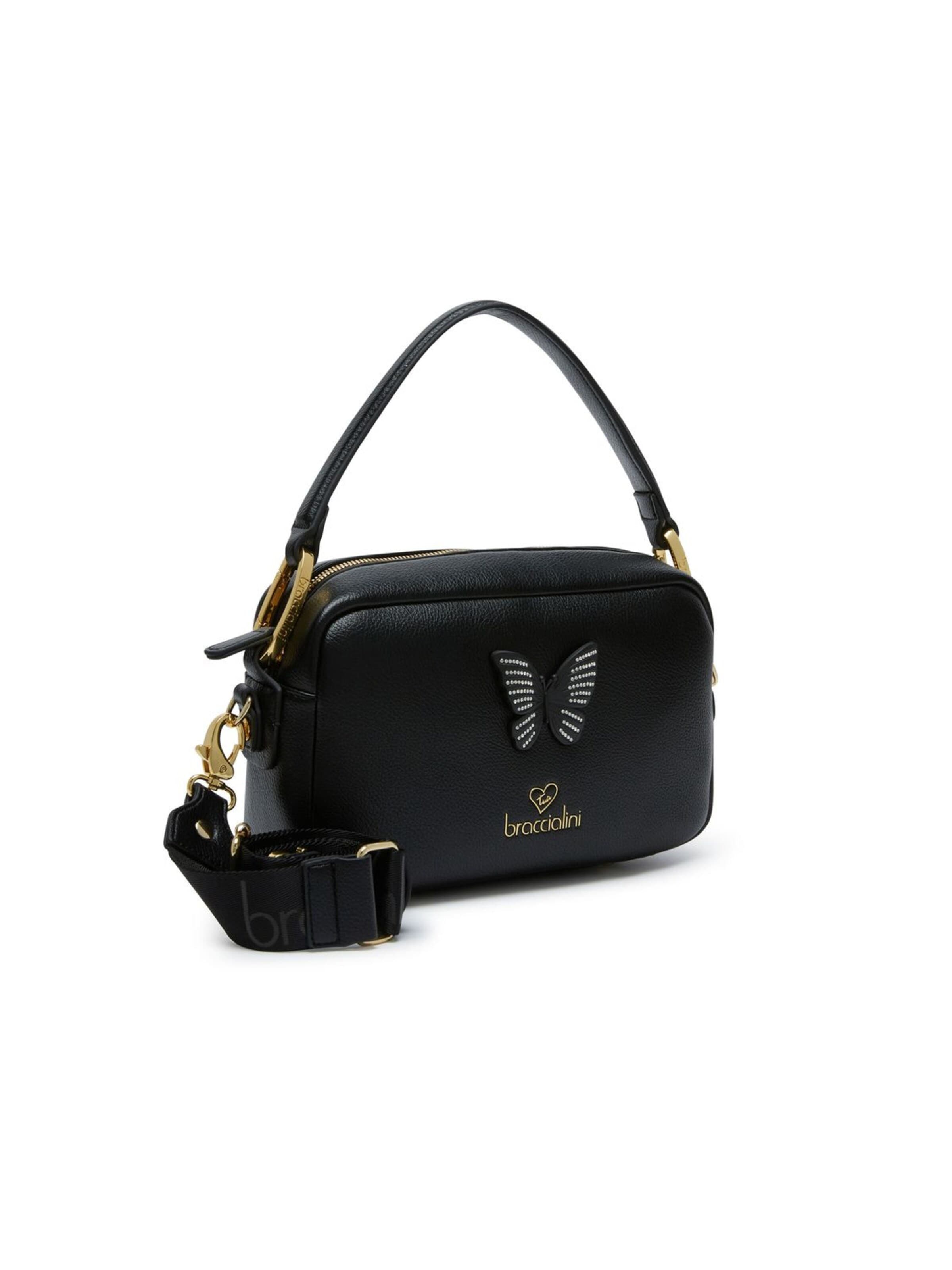 Borsa a tracolla 'Jinny Mix' di Braccialini in nero