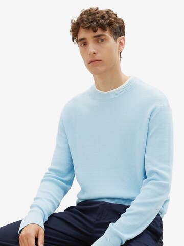 TOM TAILOR DENIM Sweater in Blue