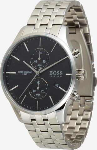 BOSS Analoog horloge 'ASSOCIATE' in Zilver: voorkant
