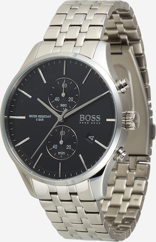 sidabrinė BOSS Black Analoginis (įprasto dizaino) laikrodis 'ASSOCIATE': priekis