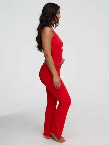 cfab (formerly creamy fabrics) Top 'Cotton Tanktop mit eckigem Ausschnitt'‌‌‌‌‌‌ in Rot