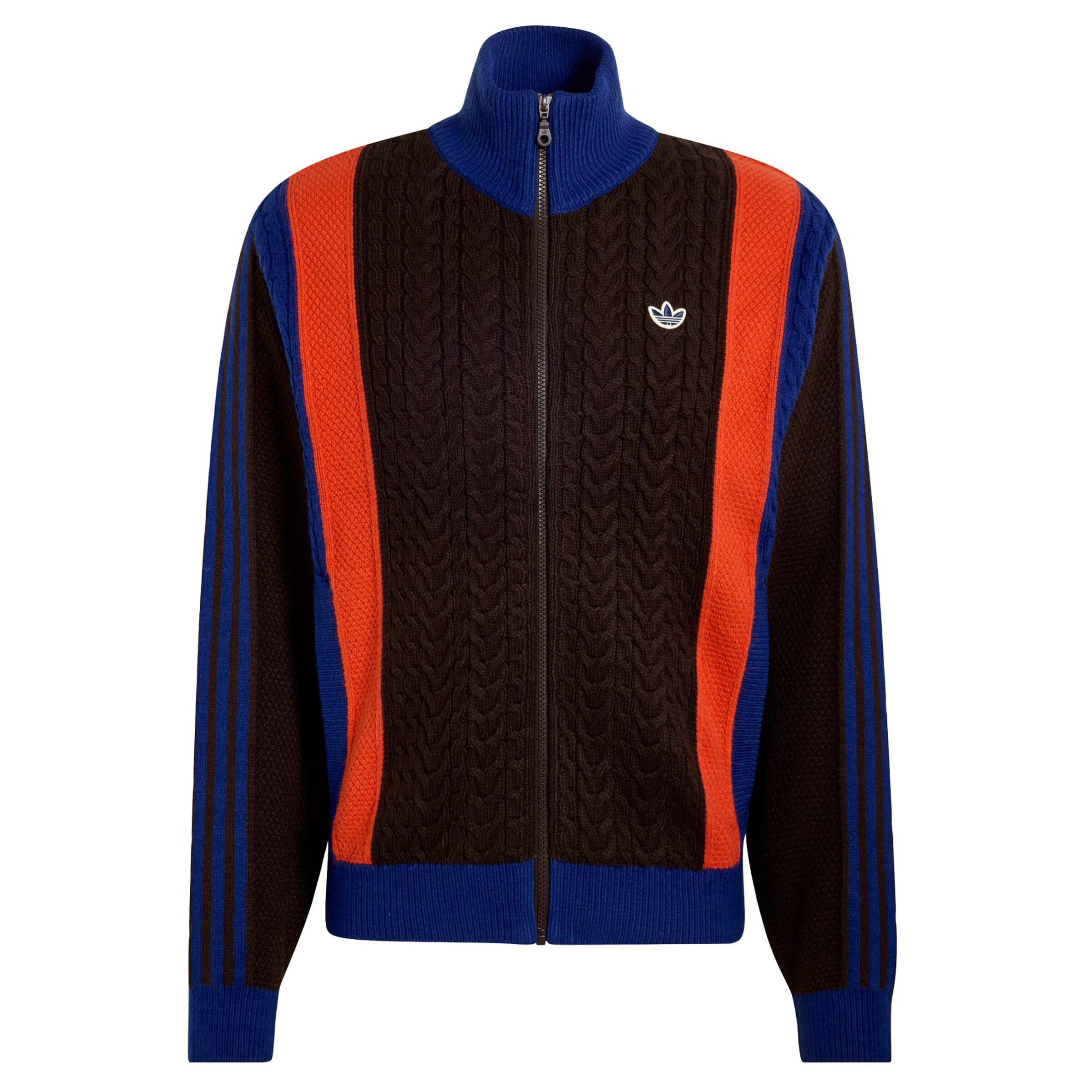 ADIDAS ORIGINALS Gebreid vest 'Club' in Bruin: voorkant