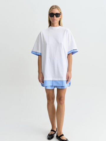 FEMSSY Tričko 'DUA T-SHIRT WHITE' – bílá: přední strana