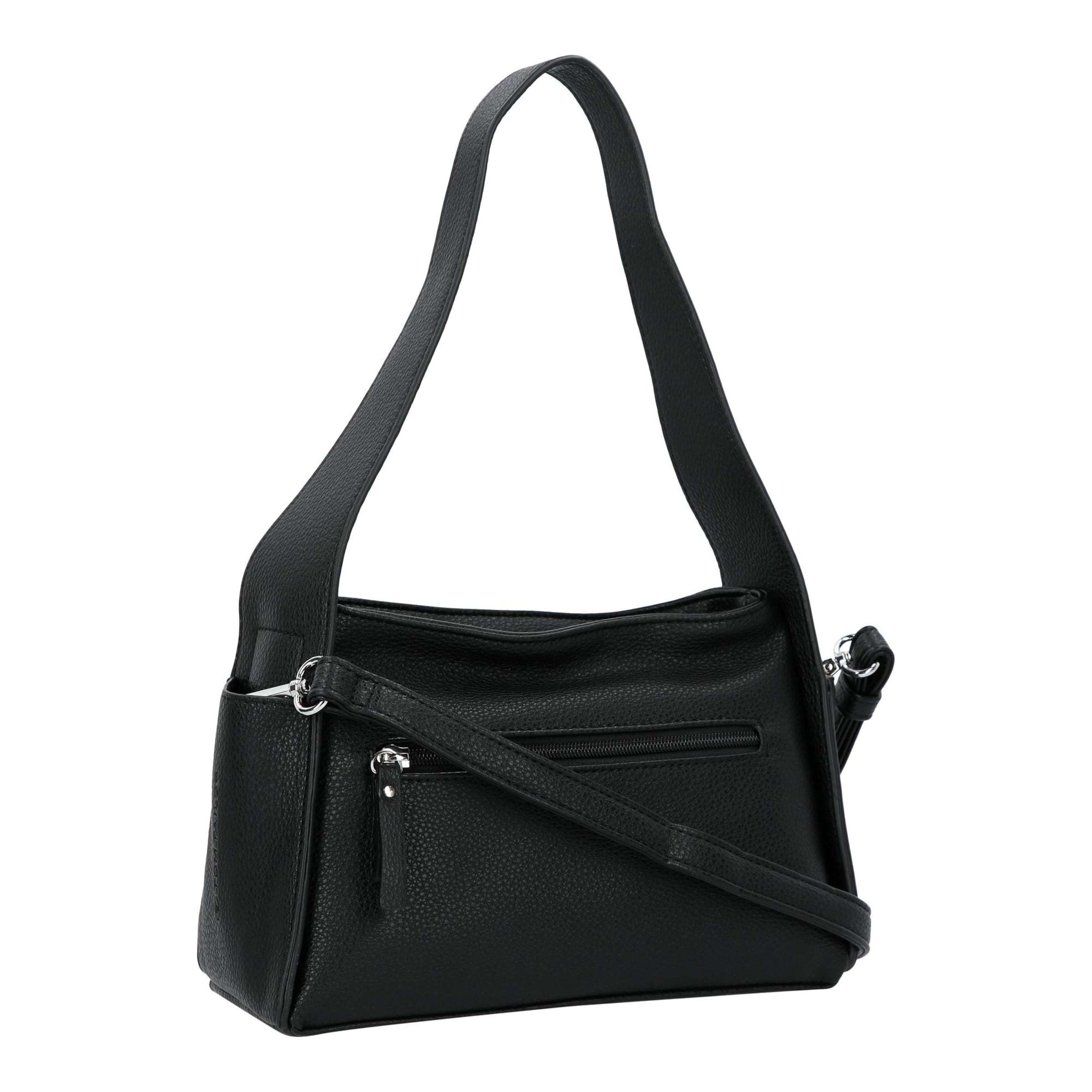 TOM TAILOR Shoulder Bag 'Rowan' in Black