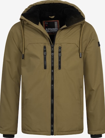 Alessandro Salvarini Jacke in Grün: Vorderseite