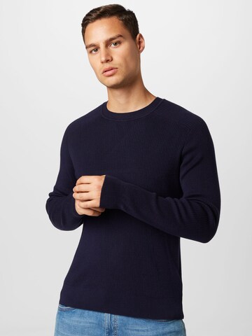 UNITED COLORS OF BENETTON Sweater in Blue: front