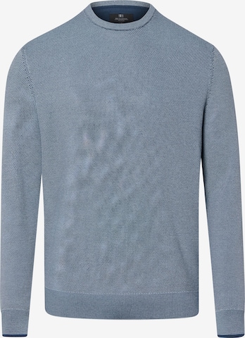 Pull-over Nils Sundström en bleu : devant