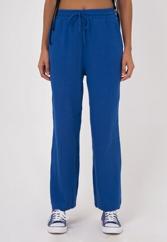 FRESHLIONS Loose fit Trousers 'Mila' in Blue: front