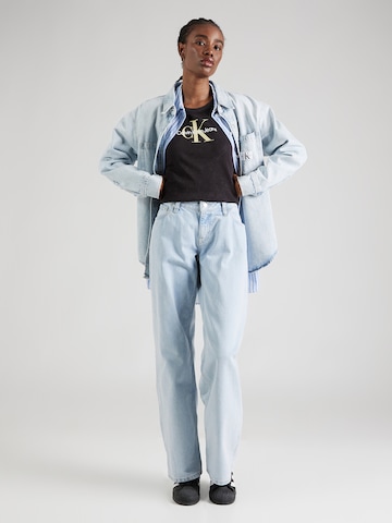 Calvin Klein Jeans Avar lõige Teksapüksid, värv sinine