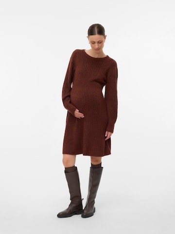 Robe MAMALICIOUS en marron