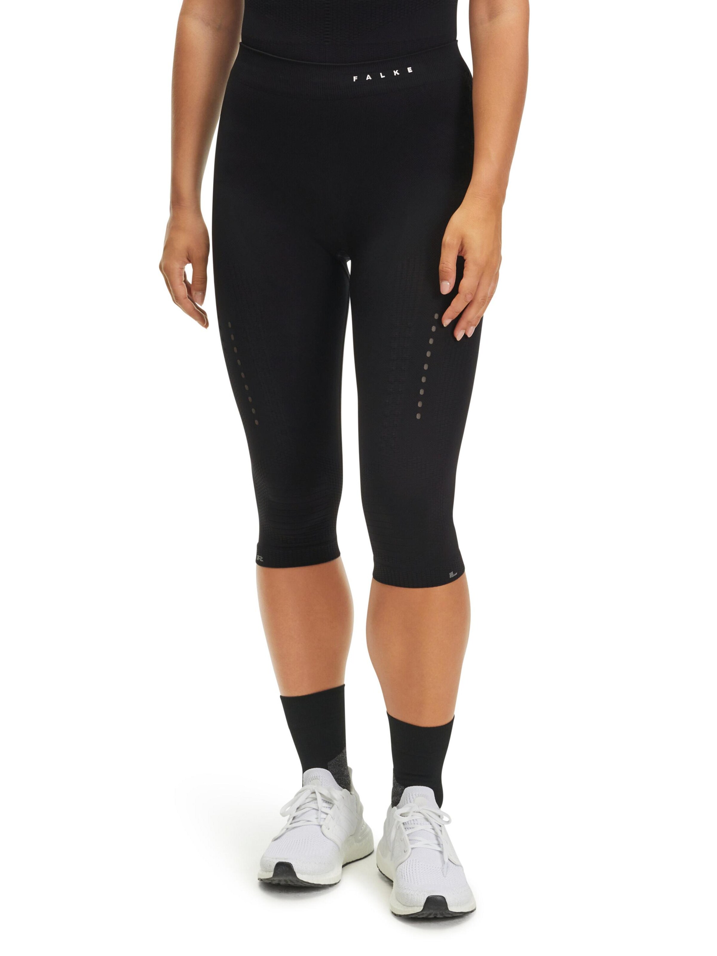 FALKE Strumpfhose 'Impulse Running'‌‌ in Schwarz: Vorderseite