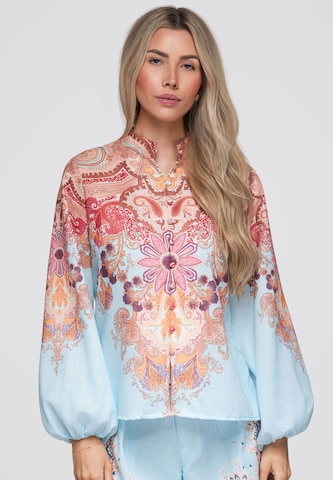 Ombre Blouse ' OW-SH-E0062' in Blue: front