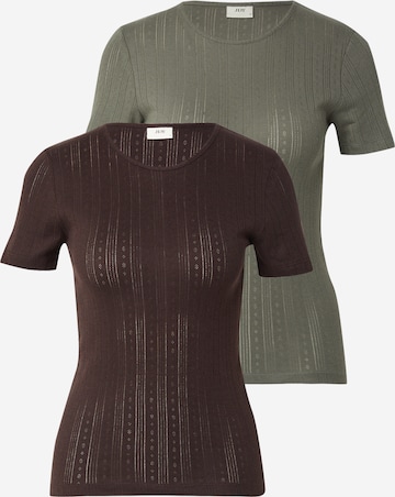 JDY Shirt 'JDYSALSA' in Brown: front