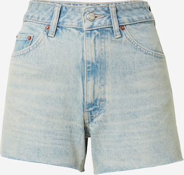 TOPSHOP Regular Shorts in Blau: predná strana