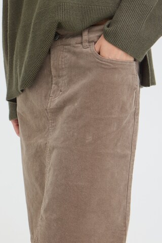Pulz Skirt 'PZSally' in Brown