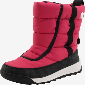 Bottes SOREL en rouge : devant