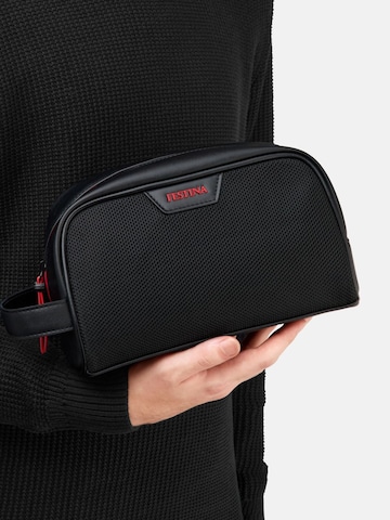 FESTINA Toilettas 'Toiletry Bag Black Edition' in Rood