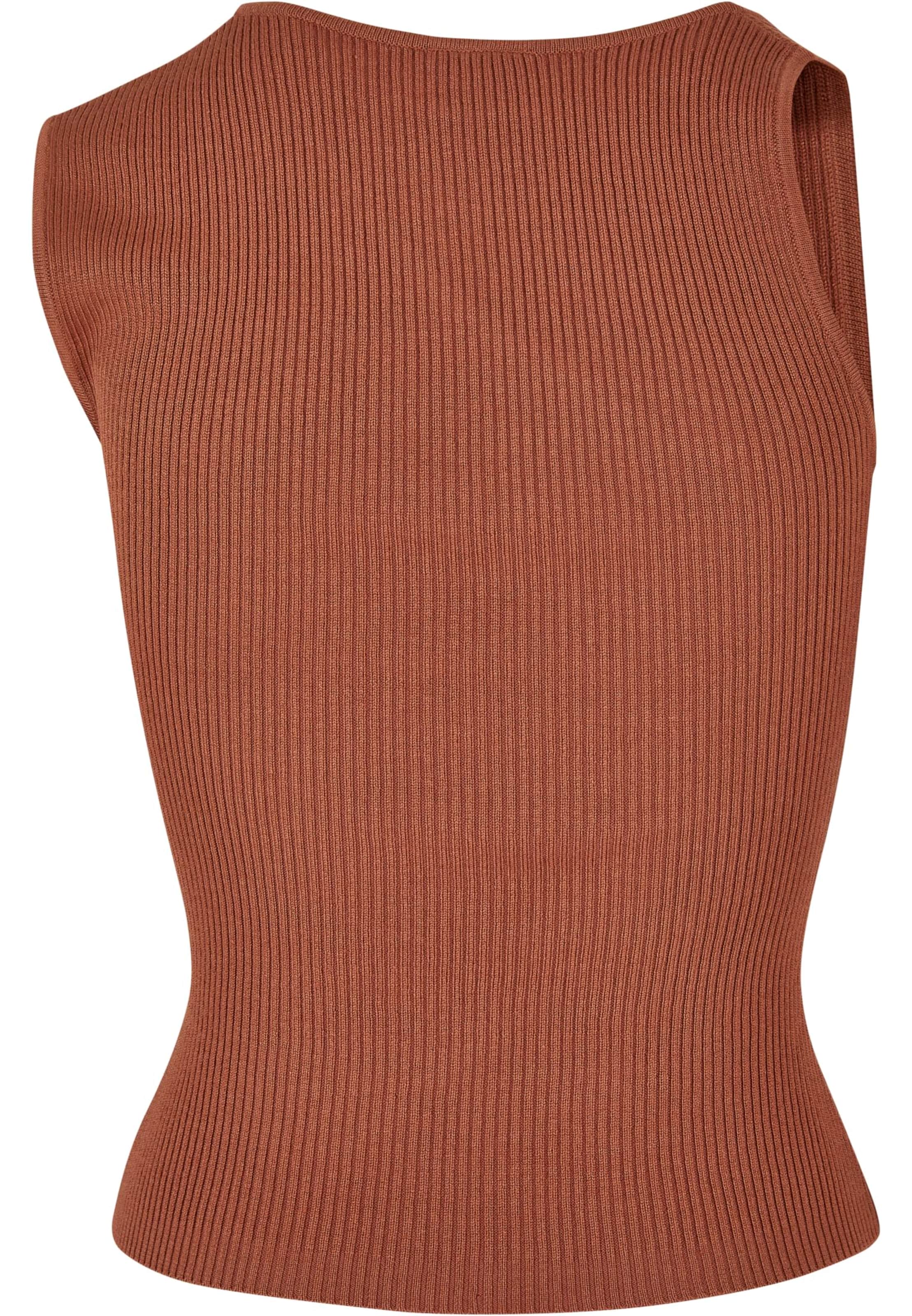 Urban Classics Knitted Top in Red