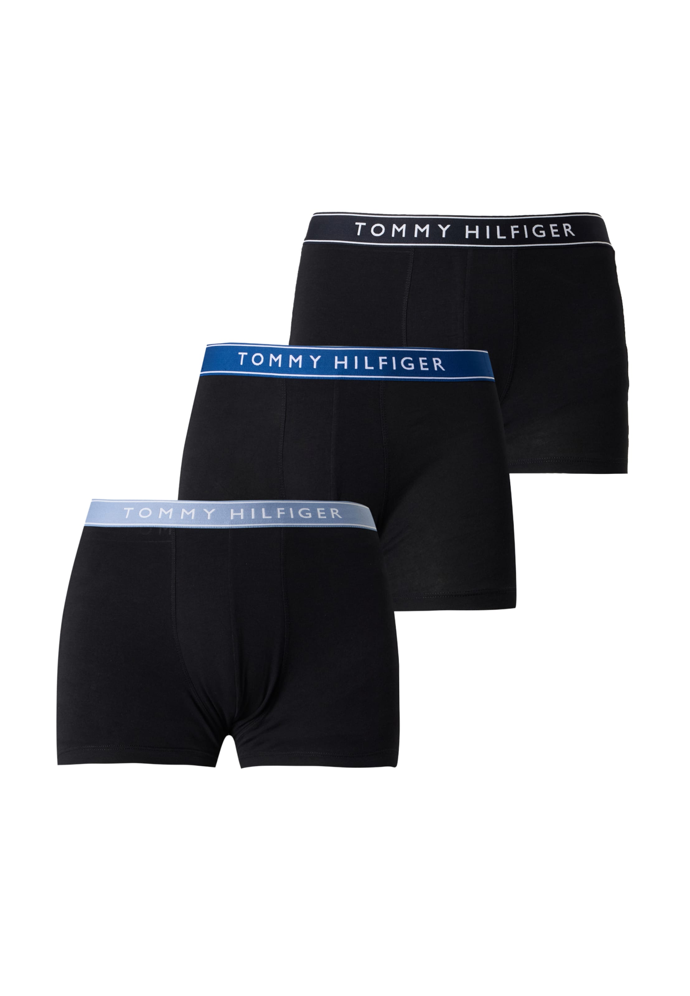 Tommy Hilfiger Underwear Боксерки 'Essential' в черно: отпред