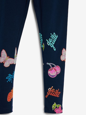 Desigual Skinny Legginsy w kolorze niebieski