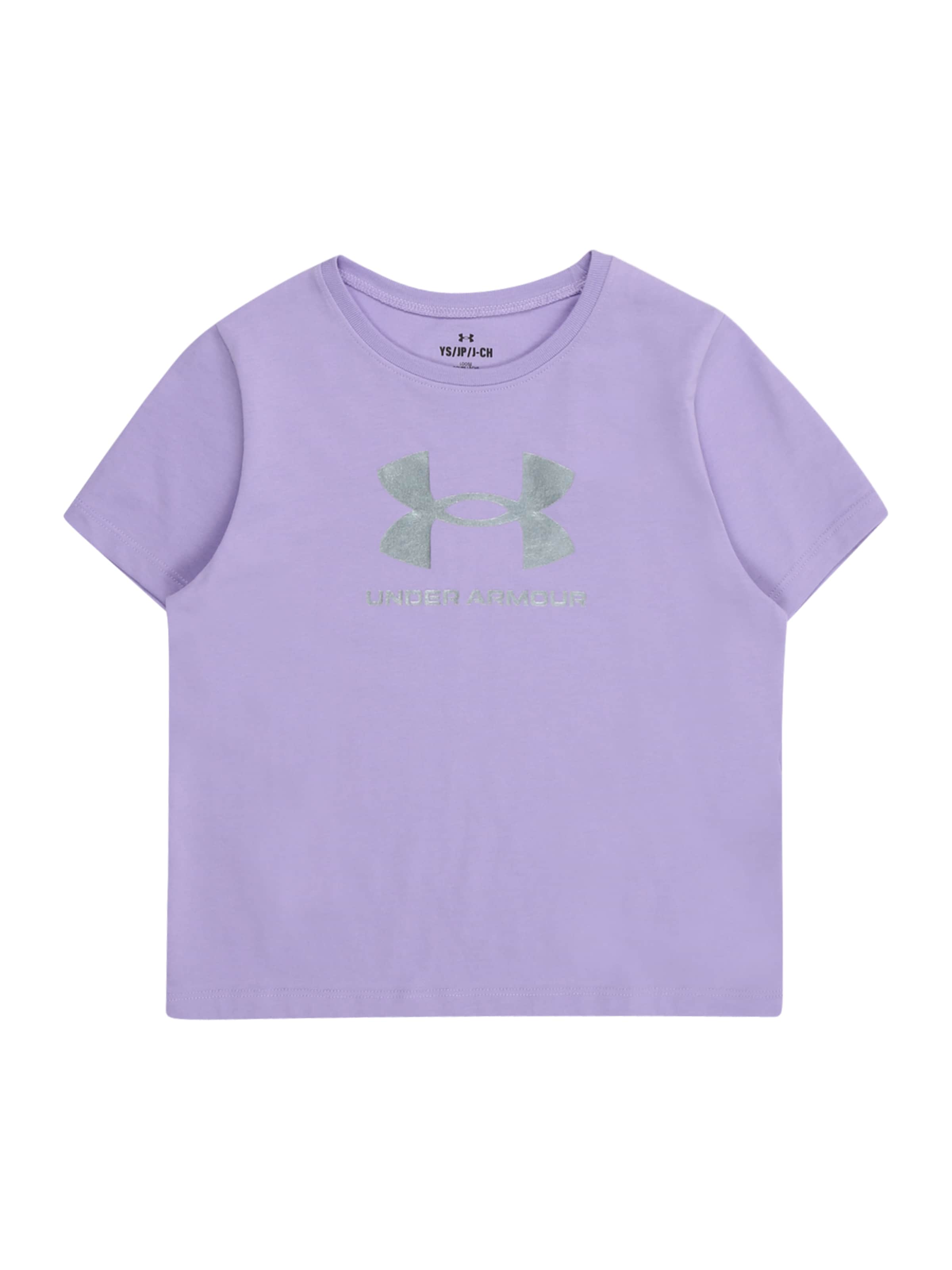T-Shirt &#x27;Rival&#x27; UNDER ARMOUR en violet : devant