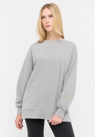 MUSTANG Sweatshirt in Grau: Vorderseite