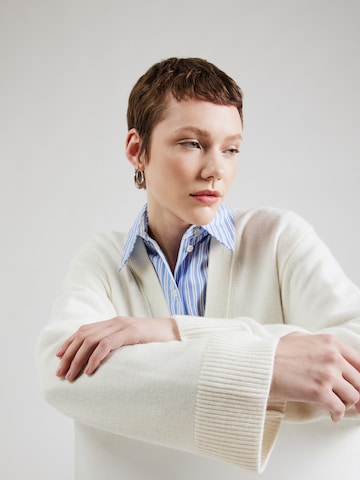 Geacă tricotată 'Selsar' de la HUGO pe alb