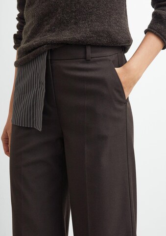 COMMA Wide Leg Hose in Braun: Vorderseite