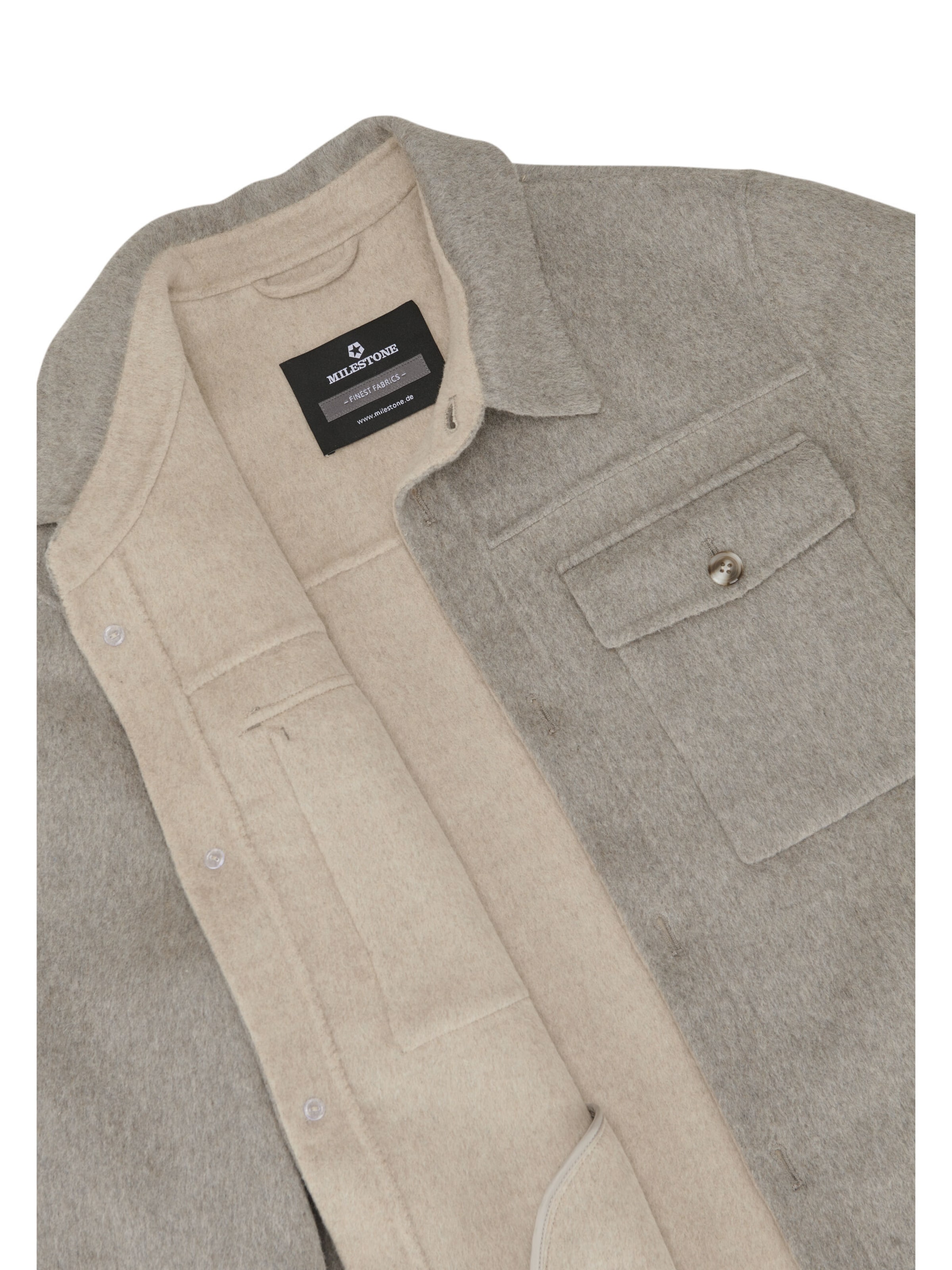 MILESTONE Jacke 'Borgo' in Grau