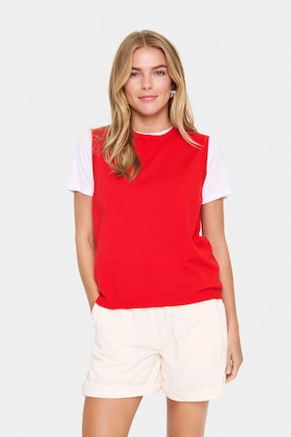 SAINT TROPEZ - Jersey 'SZMila' en rojo: frente