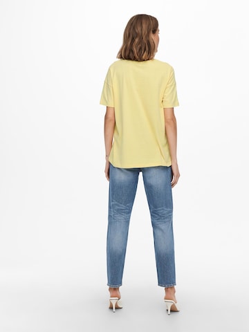 T-shirt 'Cana' ONLY en jaune