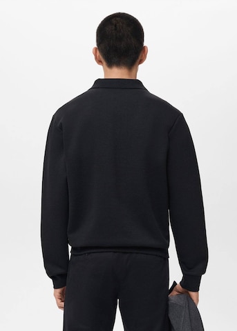 MANGO MAN Sweatshirt 'Bola' in Schwarz