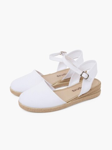 Pisamonas - Sandalias en blanco