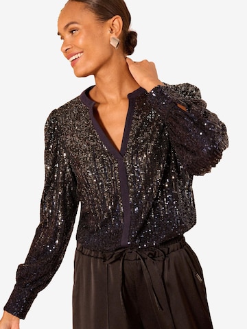 love & roses Bluse in Blau: Vorderseite