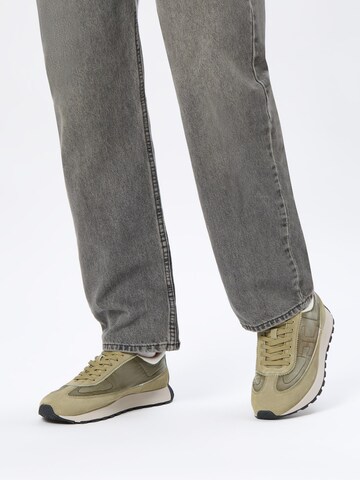 Candice Cooper Platform trainers in Green: front