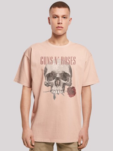 F4NT4STIC Shirt 'Guns 'n' Roses' in Beige: front