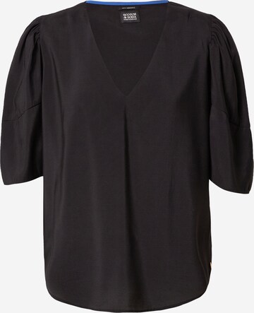 T-shirt SCOTCH & SODA en noir : devant