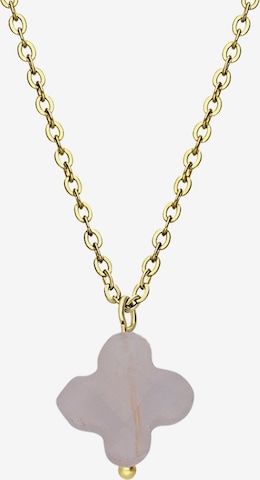 Lucardi Necklace in Gold: front