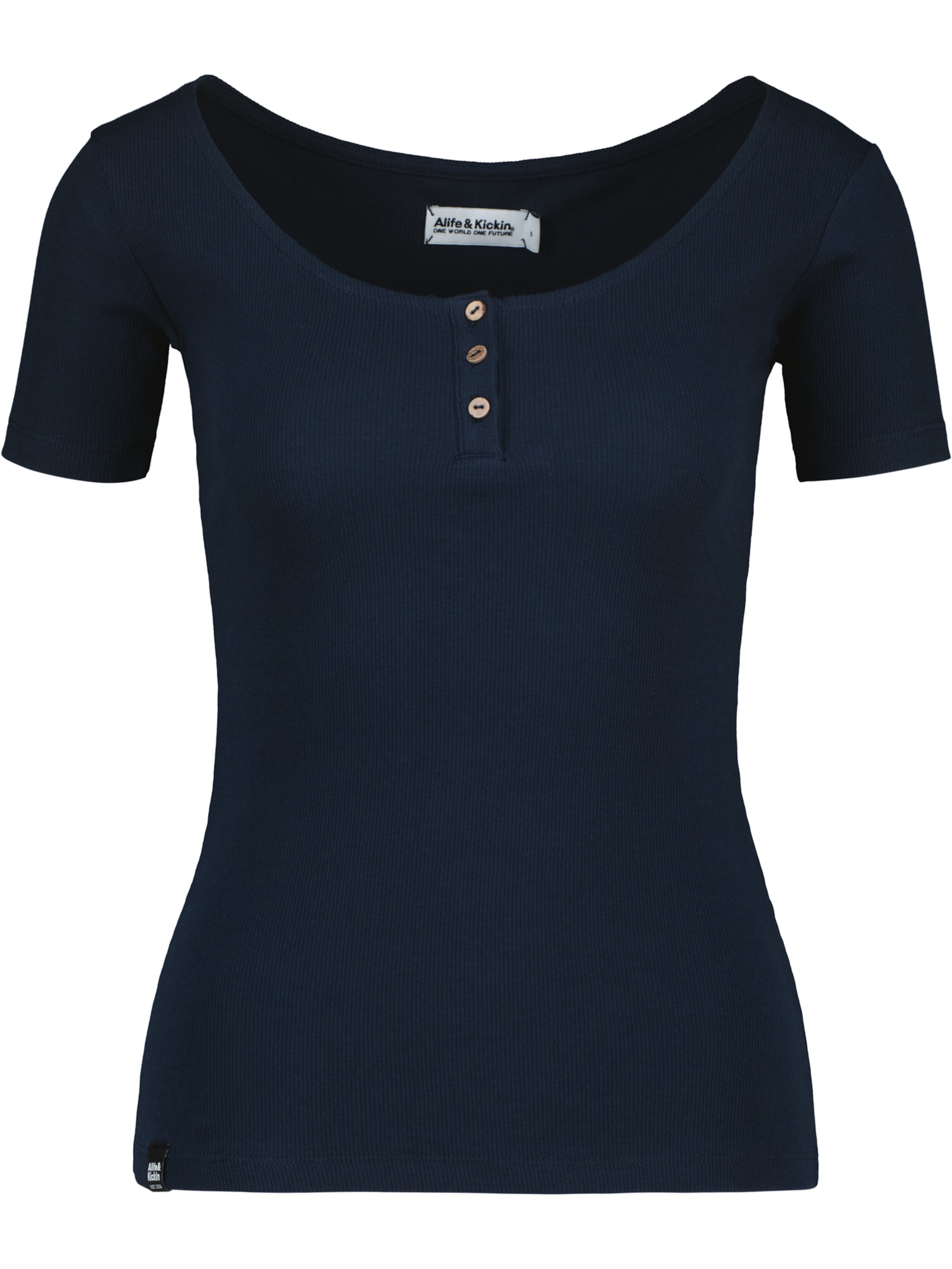 alife & kickin Μπλουζάκι 'RosaAK A' σε μπλε: μπροστά