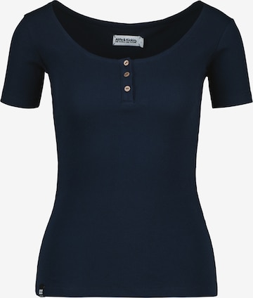 alife & kickin Μπλουζάκι 'RosaAK A' σε μπλε: μπροστά