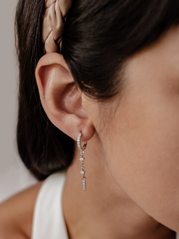 Hey Happiness - Pendientes 'Luxe' en plata